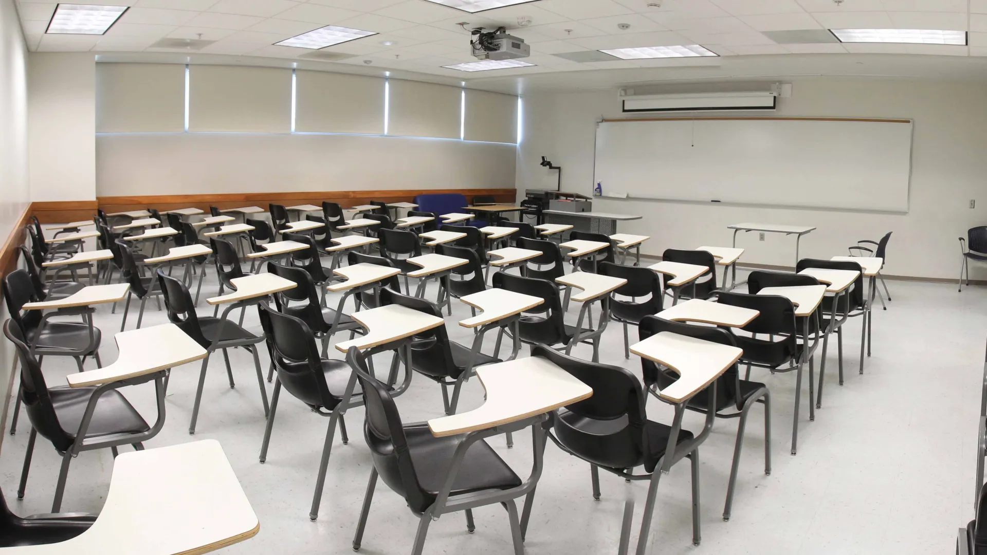 Empty classroom