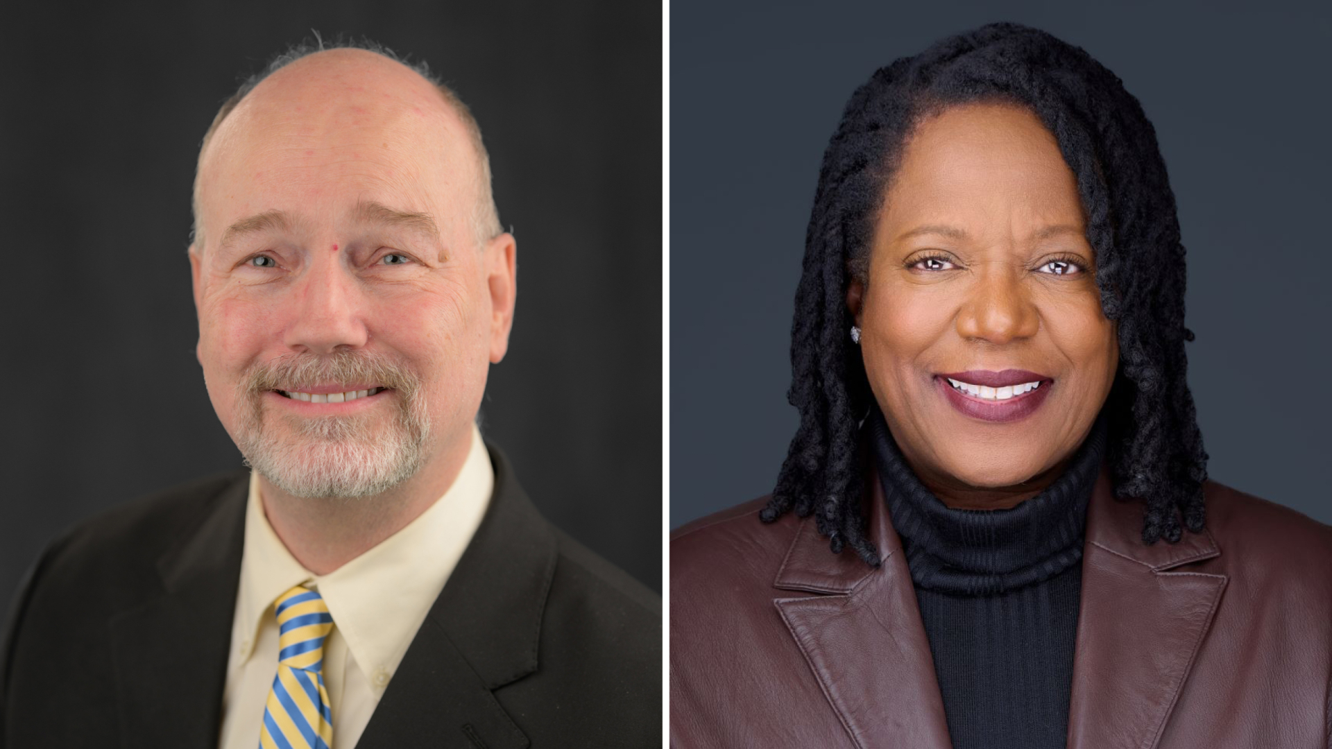 Timothy Akers (left) and Valerie Capers Workman